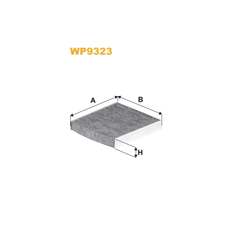 Filtre habitacle WP9323