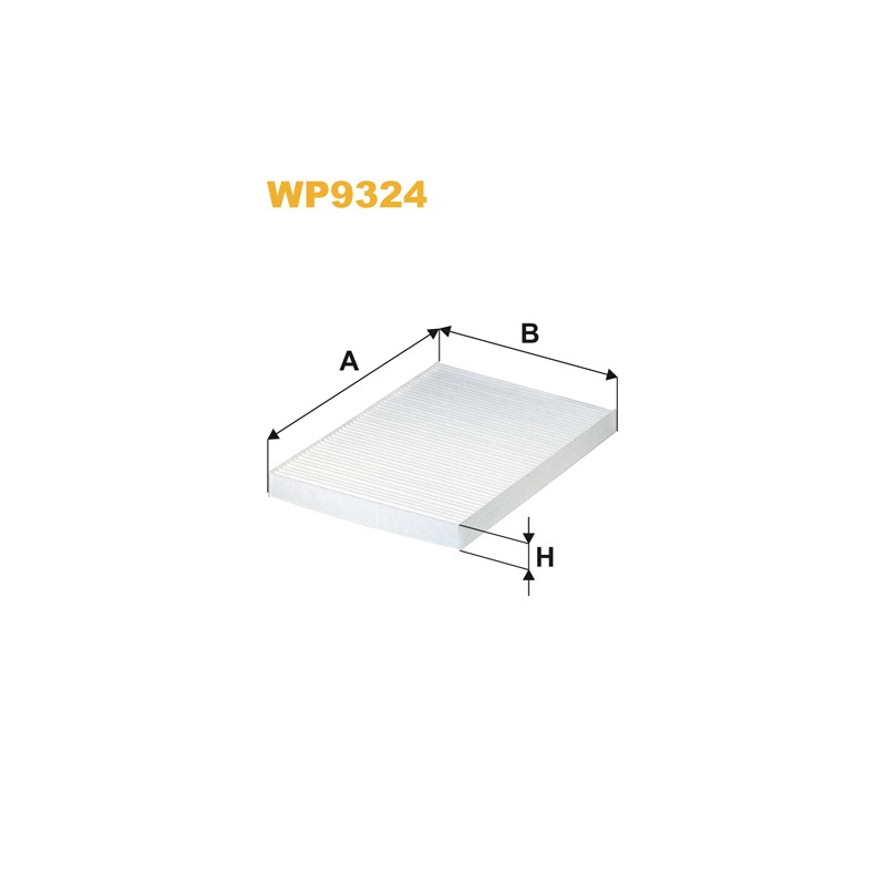 Filtre habitacle WP9324