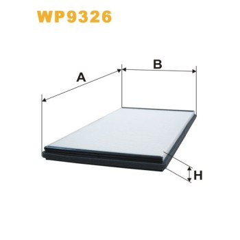 Filtre habitacle WP9326