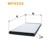Filtre habitacle WP9326