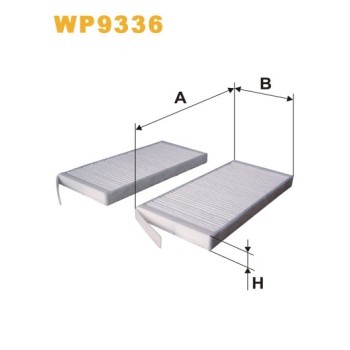 Filtre habitacle WP9336