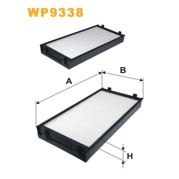Filtre habitacle WP9338