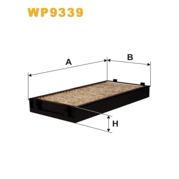 Filtre habitacle WP9339