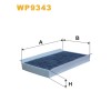 Filtre habitacle WP9343