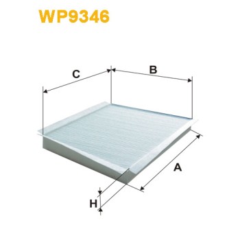 Filtre habitacle WP9346