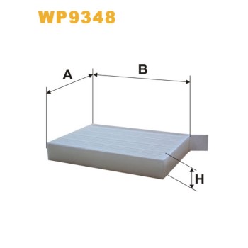 Filtre habitacle WP9348