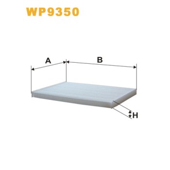 Filtre habitacle WP9350