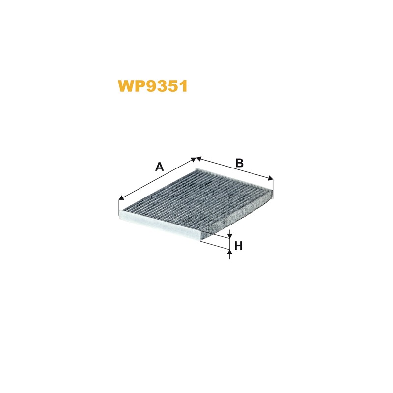Filtre habitacle WP9351