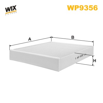 Filtre habitacle WP9356