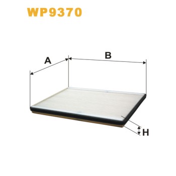 Filtre habitacle WP9370