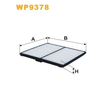 Filtre habitacle WP9378