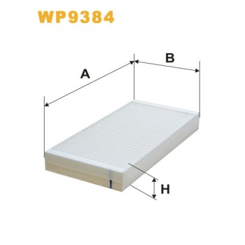 Filtre habitacle WP9384