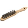  BH600 Brosse à main avec corps en bois pour acier