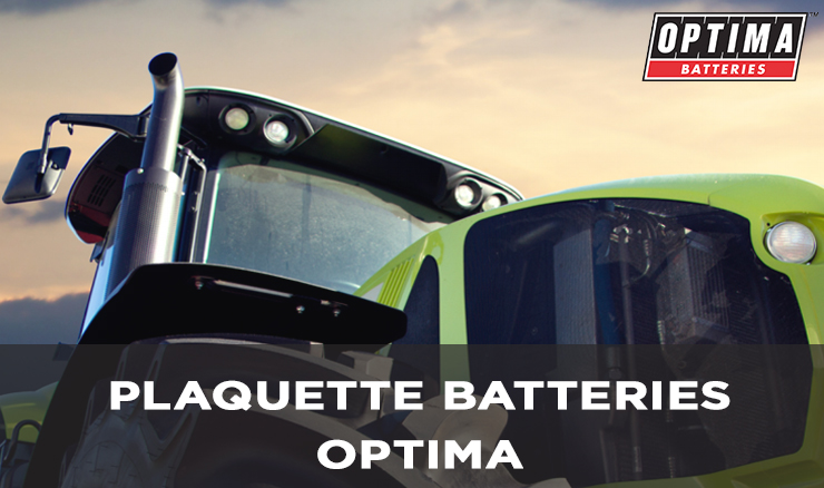 PLAQUETTE BATTERIES OPTIMA